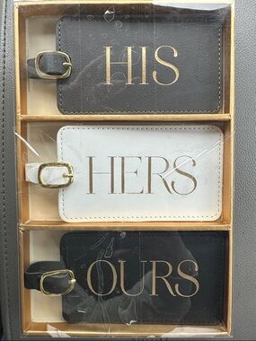 Eccolo Gold Luggage Tag Gift Box